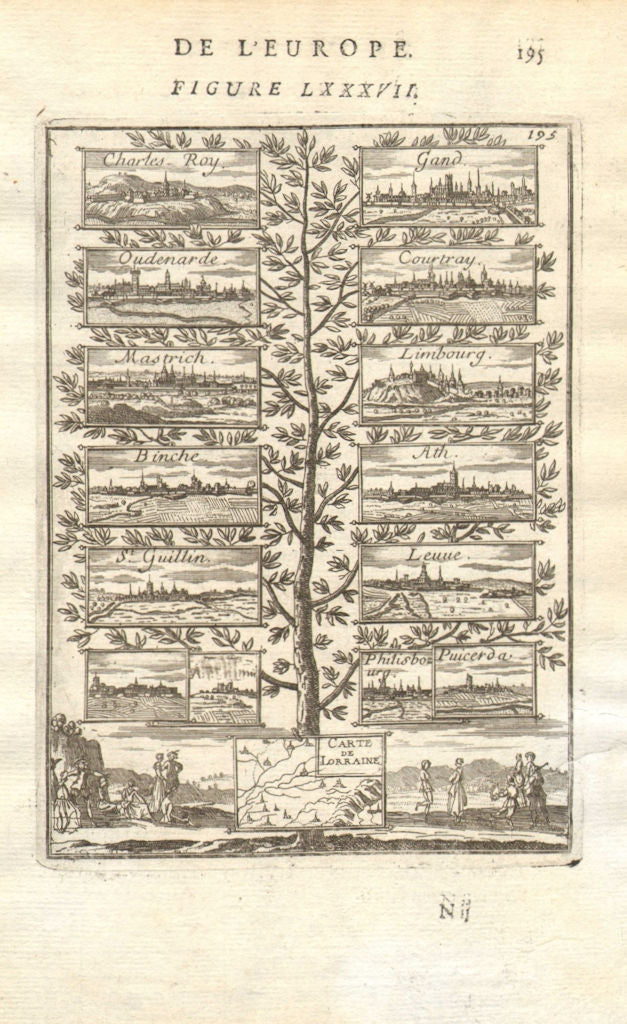 NIJMEGEN 1678 TREATY Charleroi Gand Kortrijk Maastricht Binche Athe. MALLET 1683